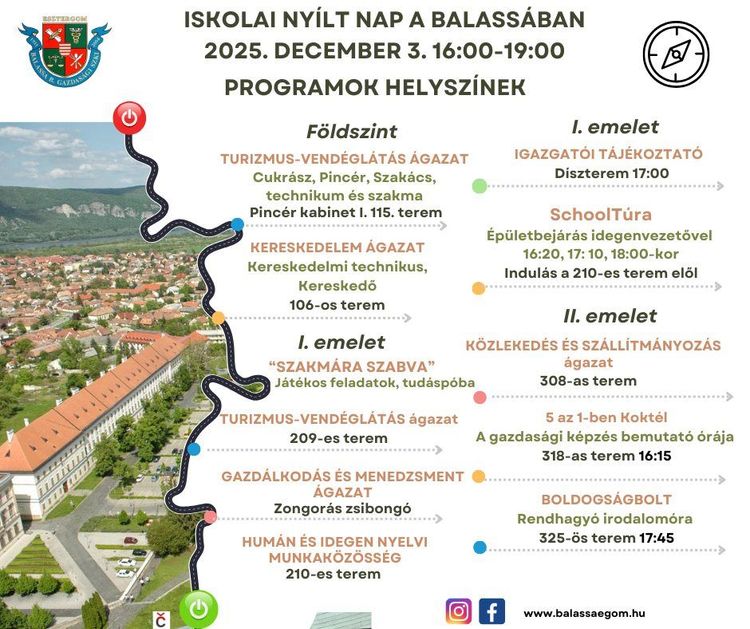 Téli nyílt nap - helyszínek és időpontok