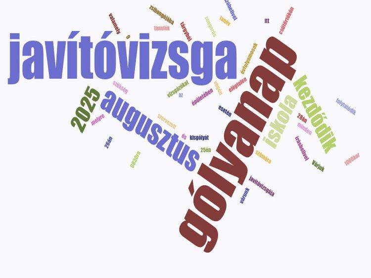 Javítóvizsga és Gólyanap információk