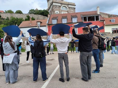 Tour de Hongrie flashmob