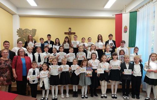 Mindszenty szavalóverseny második helyezés