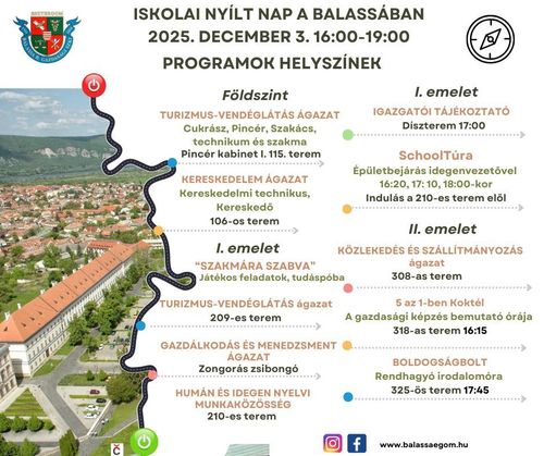 Téli nyílt nap - helyszínek és időpontok