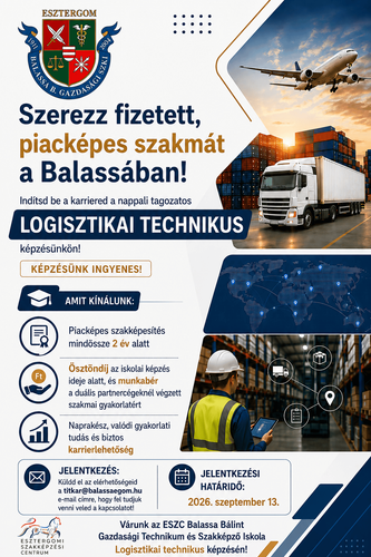 Szerezz fizetett, piacképes szakmát a Balassában!