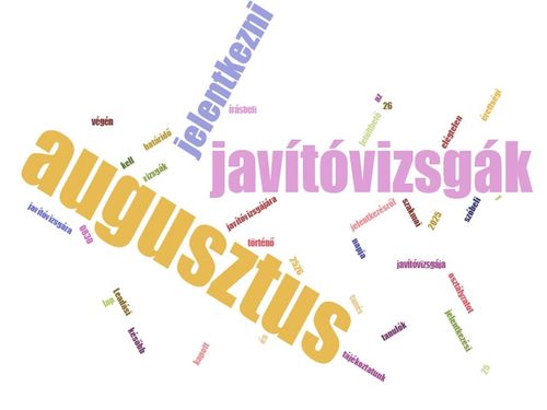 Tudnivalók a javítóvizsgákról